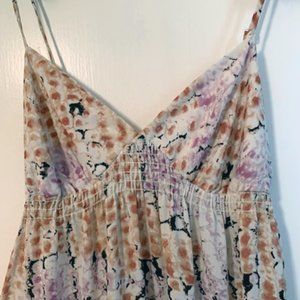 SOLD Pastel Snakeskin Maxi Slip Dress